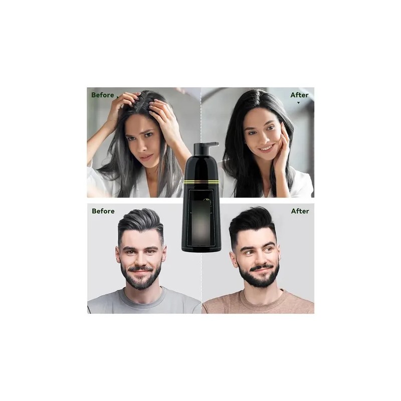 Champú Para Teñir El Cabello, Cubre Las Canas, Champú De