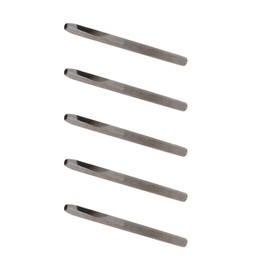 Auniwaig 5PCS Leather Hole Punch, Round Shape Hollow Punch Tool, Leather Craft Stitching Punch, 3mm Leather Punch for Leather Watch Band, Leather, Gasket Belt, Fabric, Canvas Paper Plastics