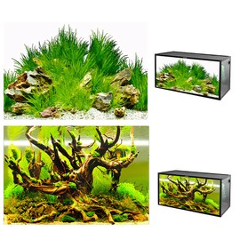 yueXinCh Aquarium Background Underwater Poster Double-sided Pattern Fishbowl Stickers Fish Tank Wall Decorations Sticker PVC Coral Aquarium Decor Backgrounds Underwater Poster 62 * 30 cm