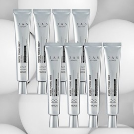 Jas (쟈스)쟈스 화이트 토닝 샷 코어 크림 40ml 8 (니들샷/토닝샷/스피큘/기미/잡티/탄력/보습) (Jas Jas White Toning Shot Core Cream 40ml 8 (Needle Sash/Toning Sash/Spiul/Ki mi/Jamti/Elasticity/Hydration))
