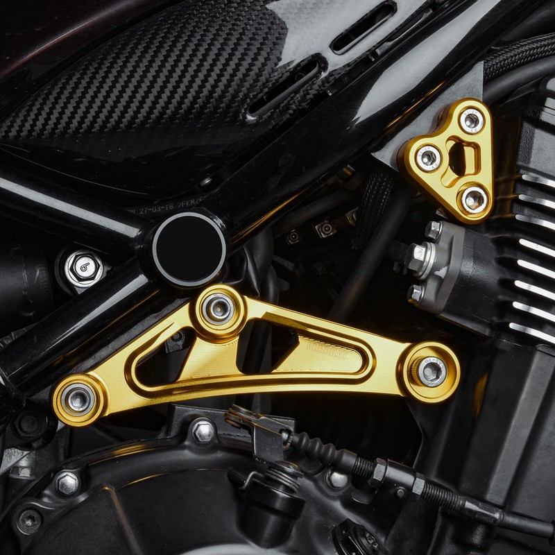 Engine Mount Reinforcement Bracket, Frame Support Kit, Aluminum Alloy, CNC