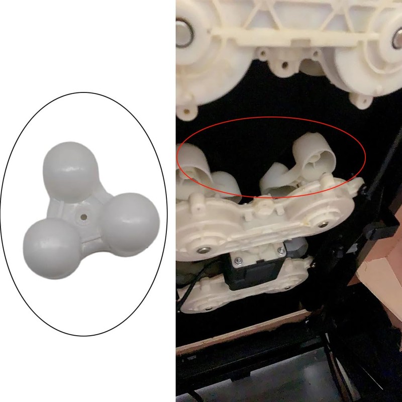 DeaHea Massage Chair Rotating Ball Replacement Roller Parts 3 Head