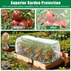 2 Pack Garden Netting Covers, 3.9X2FT Raised Bed Plant Netting,