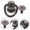 RXKFIGX 20 Pieces Rivets for Leather Ring Rivets with Ring
