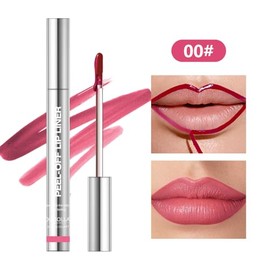 BANGFENG Juego de 4 Delineadores de Labios Despegables con Tintura - De Larga Duración, A Prueba de Manchas, Tinte de Labios Mate Nude Resistente al A