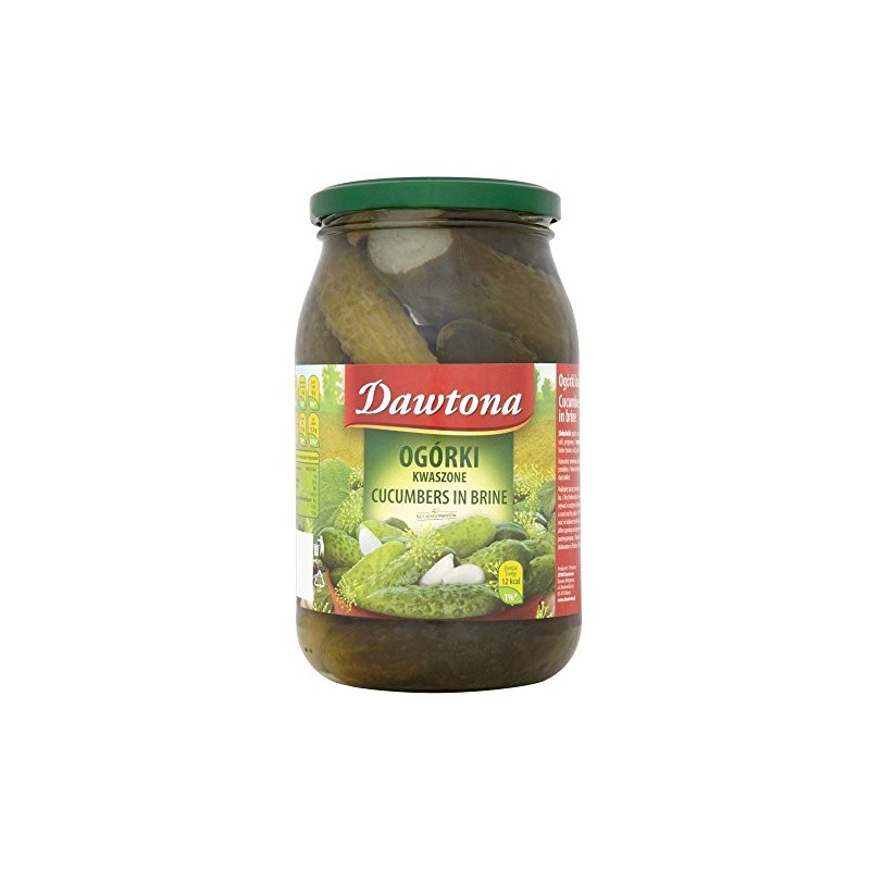 Dawtona Cucumbers in Brine - Ogorki Kwaszone (900g) - Pack