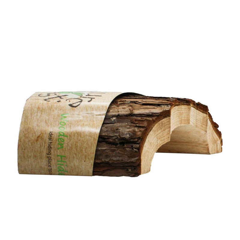 happypet Nature First Large, Wooden Hideaway for Small Animals, Brown