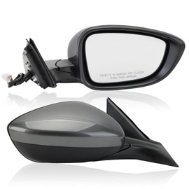MOFOAP Right Passenger Side Mirror Compatible with Honda Accord 2018 2019 2020 2021 Mirrors with Power,Non-Heated,Sport 1.5T, Repalce 76258-TVA-A02 HO1320328, Grey