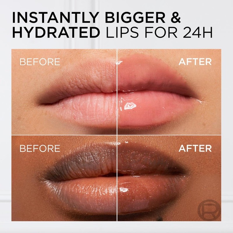 L'Oréal Paris Plump Ambition Volumising Lip Oil with Hyaluronic Acid,