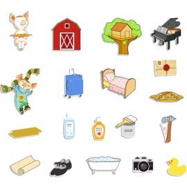 Thryvomniq If You Give a Pig a Pancake Story Time Felt Toys Felt Board Story Sets Performance Props Kindergarten Storytelling Learnning Activity