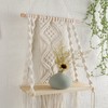Macrame Shelf Macrame Wall Hanging Shelves Tassel Woven Macrame Wall