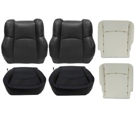 FZJDSD Driver & Passenger Seat Cover & Foam Cushion Compatible with Dodge Ram 1500 2500 3500 4500 5500 2009 2010 2011 2012