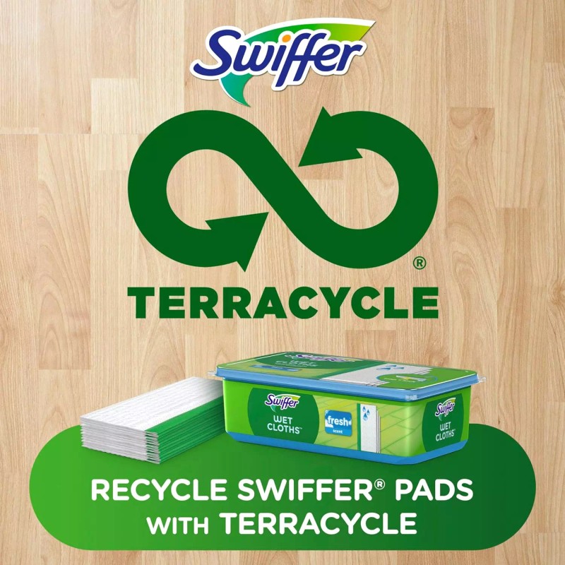 Swiffer Sweeper Wet Mopping Cloths, Mops for Floor Cleaning, Open-Window