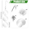 10 Pack Hanging Reflective Bird Scare Discs Set, Large 30-Discs