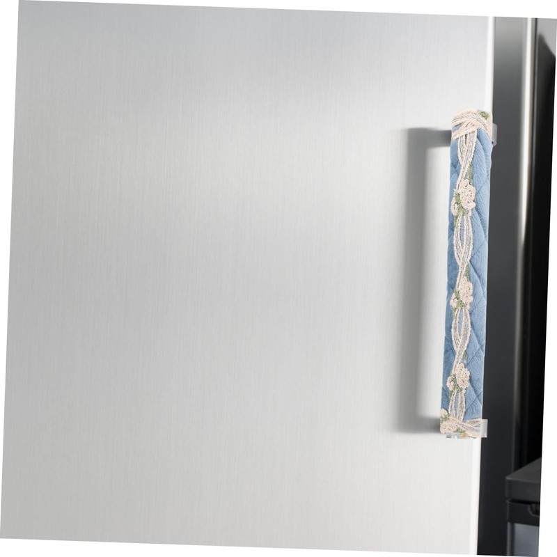 Mipcase 4pcs Refrigerator Handle Covers Non- and Oil-Resistant Protector for