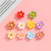 DWUENT 10pcs Flower Fridge Magnets, 2.7cm Single Diameter Cute 3D