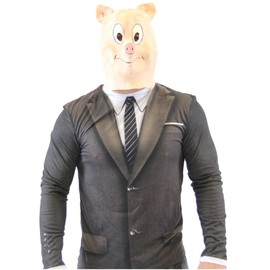 Costume Agent Adult Pig Costume Latex Mask