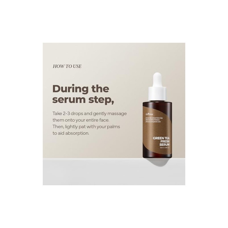 ISNTREE Suero Facial Green Tea Fresh Serum - Coreano con