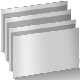 Yaocom 4 Pcs 16 Gauge Metal Steel Sheet 12 x 9 Inch Steel Plate Mild Carbon Cold Rolled Square Weldable Metal Panels for Outside Industrial DIY Use Projects Weld Accessories