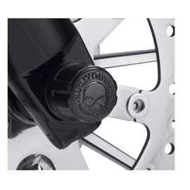 Harley Davidson Skull Front Axle Nut Cover Black 43000096