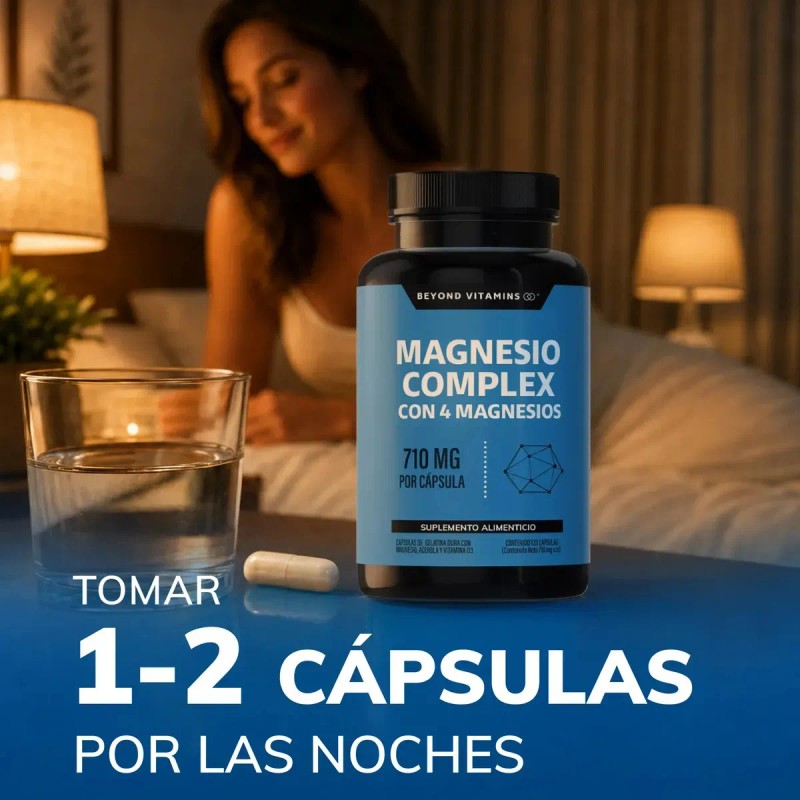 Beyond Vitamins Magnesio Complex Citrato Polvo Glicinato Gluconato Óxido Vitaminas