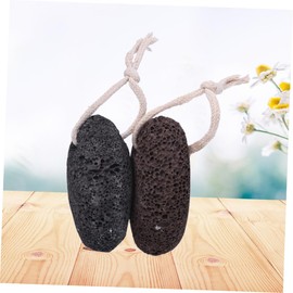 MERRYHAPY 2Pcs Natural Lava Pumice Stone for Feet Exfoliating Callus Remover for Dead Skin Heels and Palms Random Pumice Cleaning Stone for Foot Care