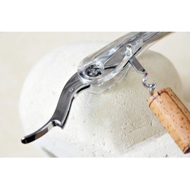 L'Atelier du Vin Soft Machine Crystal Sommelier Corkscrew, L 12,5 cm x l 3 cm x h 1,5 cm