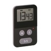 Avanti Digital Kitchen Timer with Light, Black