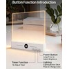 Lámpara de Lectura LED Plana y Transparente Recargable White