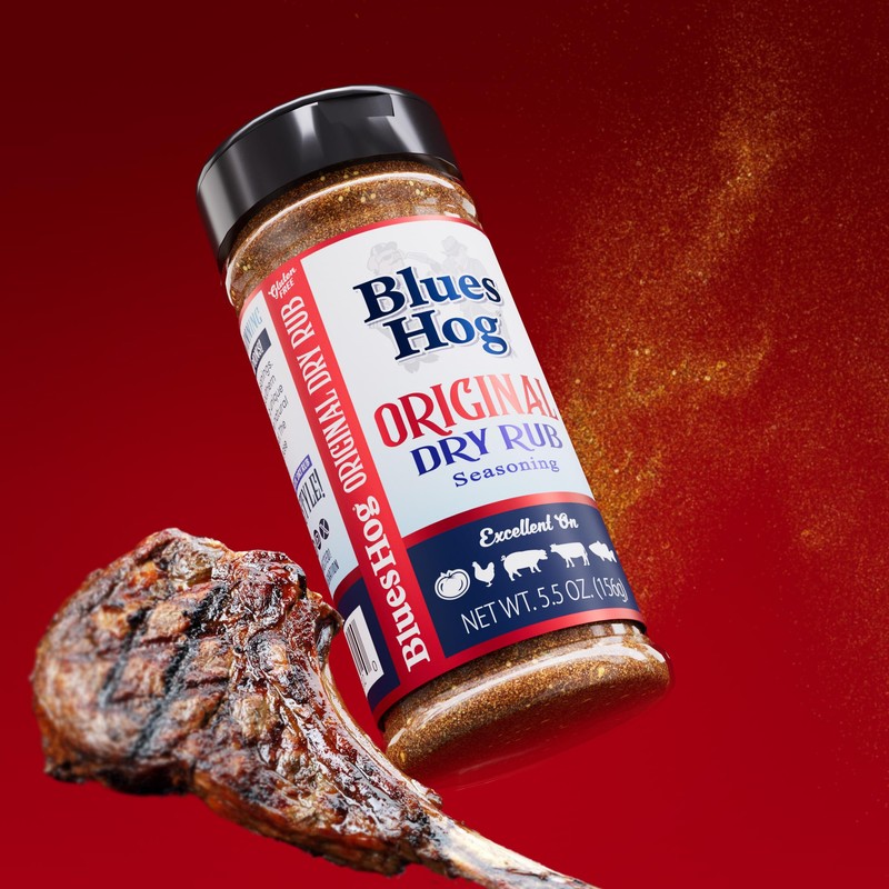 Blues Hog Original Dry Rub Seasoning, Southern Spice Blend, Gluten-Free,