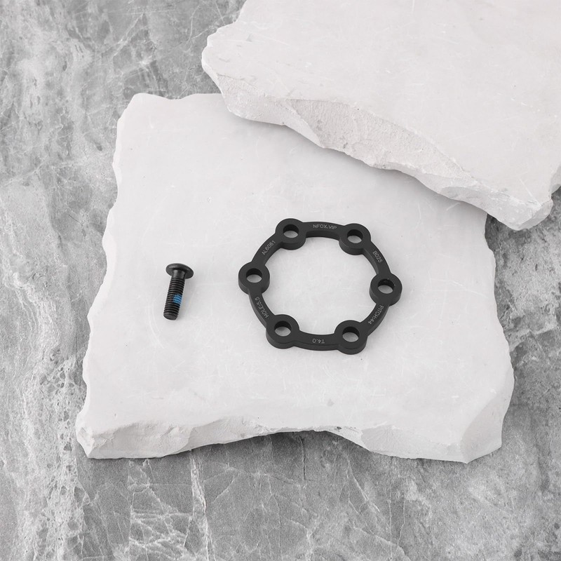 eMagTech 4mm Hub Brake Disc Spacer with Screws Aluminum Alloy