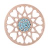 Morella Women's Amulet, Coins 33 mm, Zirconia Stones, Base Metal