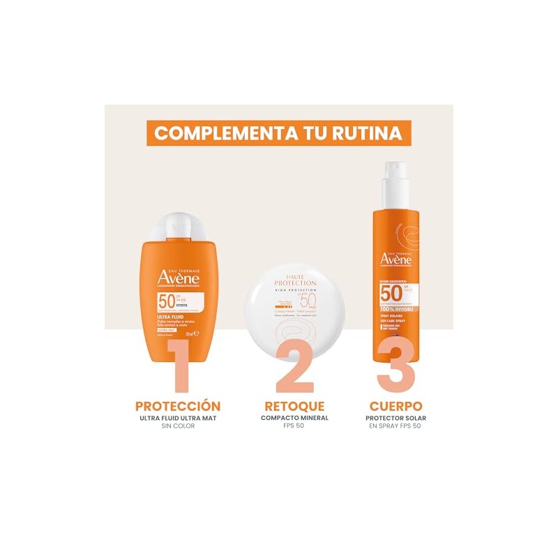 Avene Protector Solar Facial con Color FPS50+ Piel Seca Tono