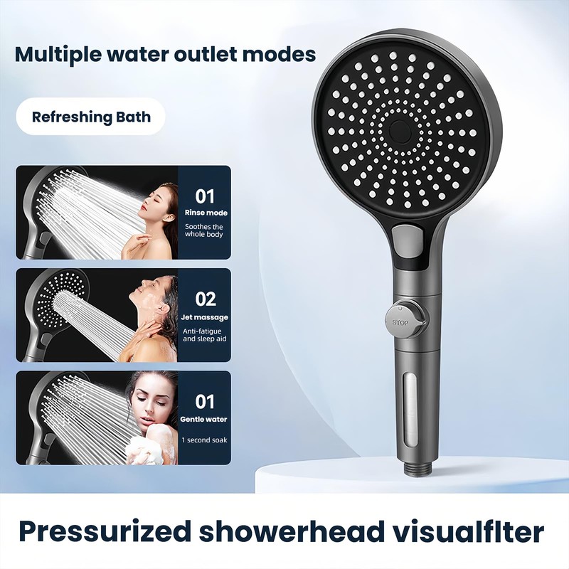 Panel de ducha a presión de gran área (wihte)