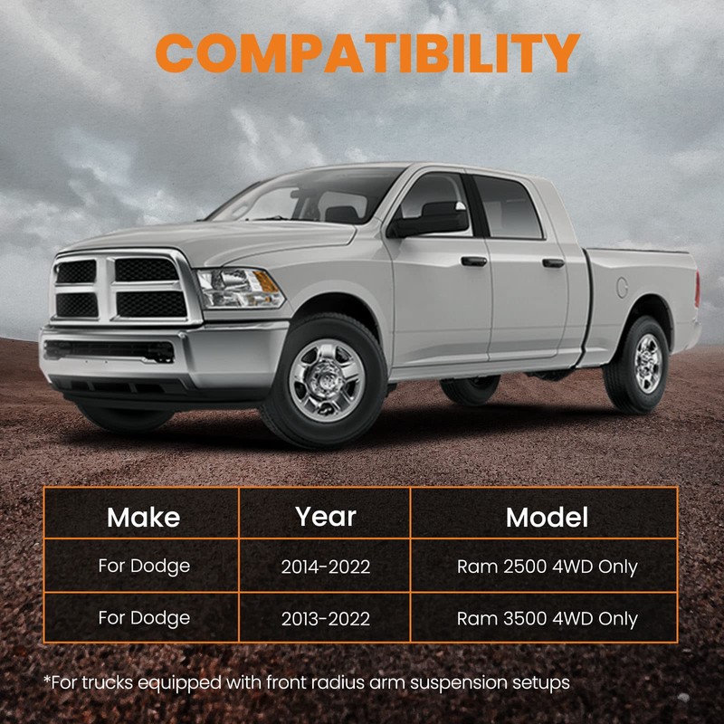 maXpeedingrods 2.5in Front Leveling Lift Kit for Ram 2500 3500