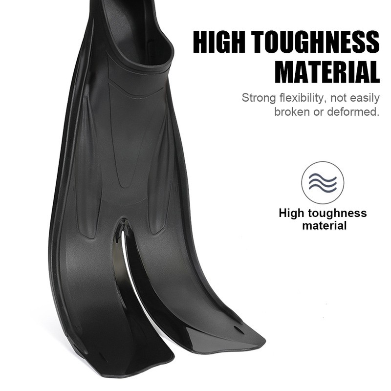 Professional Split Frog Shoes AntiSlip Crawl Dive Snorkeling Training Flippers