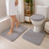 3-Piece Bathroom Rug Set for Floor Comfort – Soft Washable