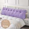 Sasttie Headboard Pillow King, Wedge Pillow Headboard for Sitting Up