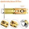TOVOT 2PCS Tubular Latch 60/70MM Door-Locks Latch Mortice Latch for