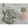 Baby Emma 2007 Solvent Resistant Holo FLOWER shape Glitter (Silver)
