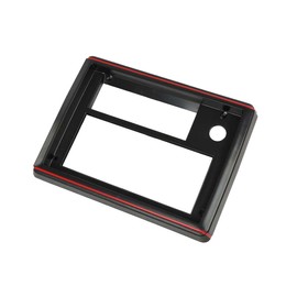 G-PLUS Radio Face Plate w/Red Trim Compatible with El Camino Monte Carlo SS 1981-1988 Radio Panel(Black)