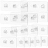 EILKBLA 15 Pack Shower Caddy Adhesive Replacement, Shower Adhesive Strips