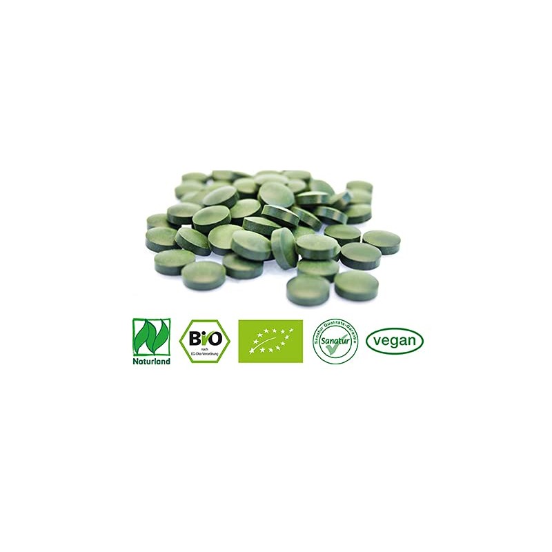Sanatur bioSpirulina 750 Tablets Refill Pack Organic Organic 300 g