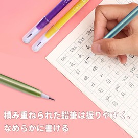 HB Pencils for Elementary School Students - No Need to Sharpen, Fun Stationery 【6-Pack, Random Colors】Learning Stationery, School Supplies, Great for Carrying, Study Aids (Includes 60 Leads)