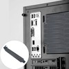 Runseaway 12PCS PCI Slot Covers Black Zinc-Plated Steel Vented Dust