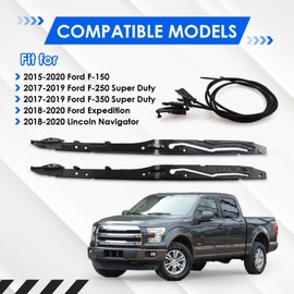 New Upgraded FL3Z16502C22 Sunroof Glass Cables & Track Assembly Repiar Kit Compatible with Ford F-150 2015-2020, F-250 F-350 Super Duty 2017-2019 Replace OE# FL3Z16502C22 FL3Z-1651071-A FL3Z-1651071-B