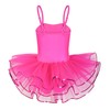 Enchanta Olivia Little Girls Sequin Leotard Dress Costumes with Sparkly