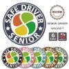 [Magnet] Senior Citizen Mark, Magnetic Sticker, Silver Mark, Momiji Mark,