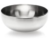 COM-FOUR® 2 x Stainless Steel Salad Bowls, Bowl Set, Mixing