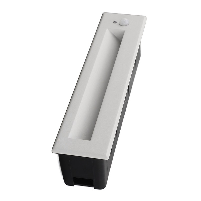 Recessed Sensing Step Light Frosted White LED Stair Light for